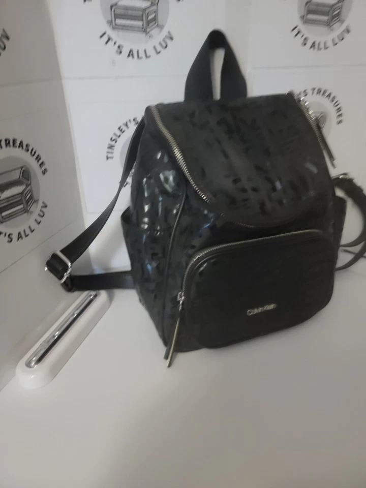 Calvin Klein Saddie Black Backpack  - Image 3 of 4