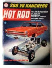 Hot Rod  Magazine - April 1966 - 289 V8 Ranchero, Super-Funny Car