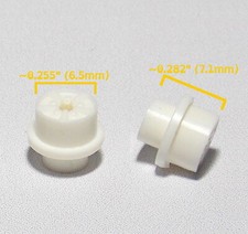 2pc BTO Newly Made Aurora T-Jet Thunderjet HO Slot Car Large Size Wheels WHITE