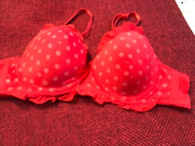 Bra  ANCONA Size us 36b it4b eu80b  padded underwired red
