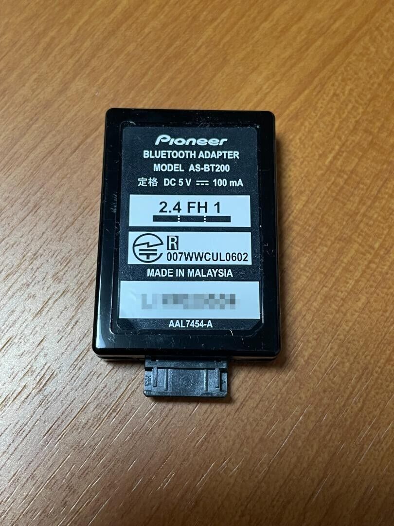 Pioneer AS-BT200 AS BT200 Bluetooth Wireless Adapter | eBay Pioneer AS-BT200 AS BT200 Bluetooth Wireless Adapter | eBay