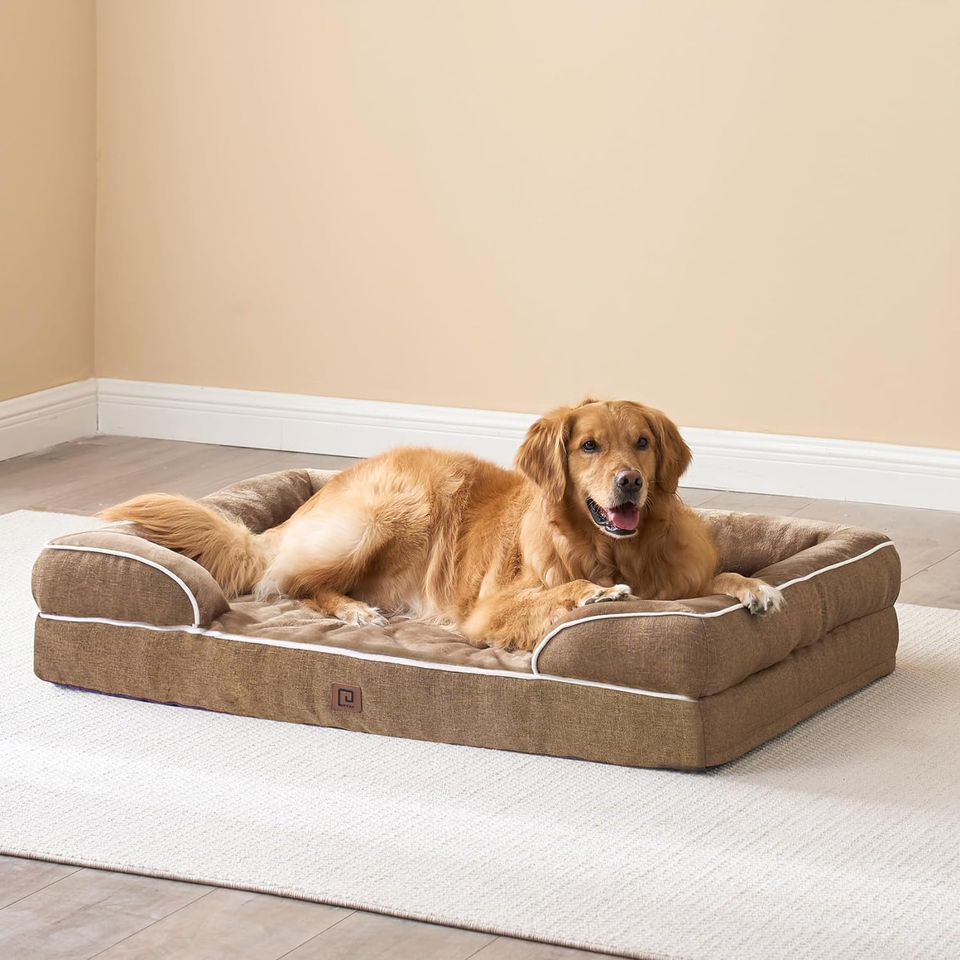 Orthopedic Dog Beds for Large Dogs, Waterproof Memory Foam Large Dog