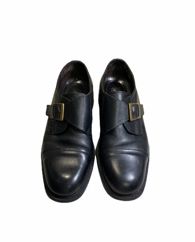Bill Blass Mens Burton Black Leather 
