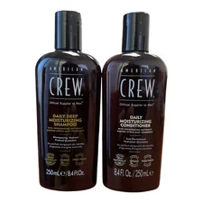 American Crew Men's Daily Moisturizing Shampoo & Conditioner 8.4fl oz Each