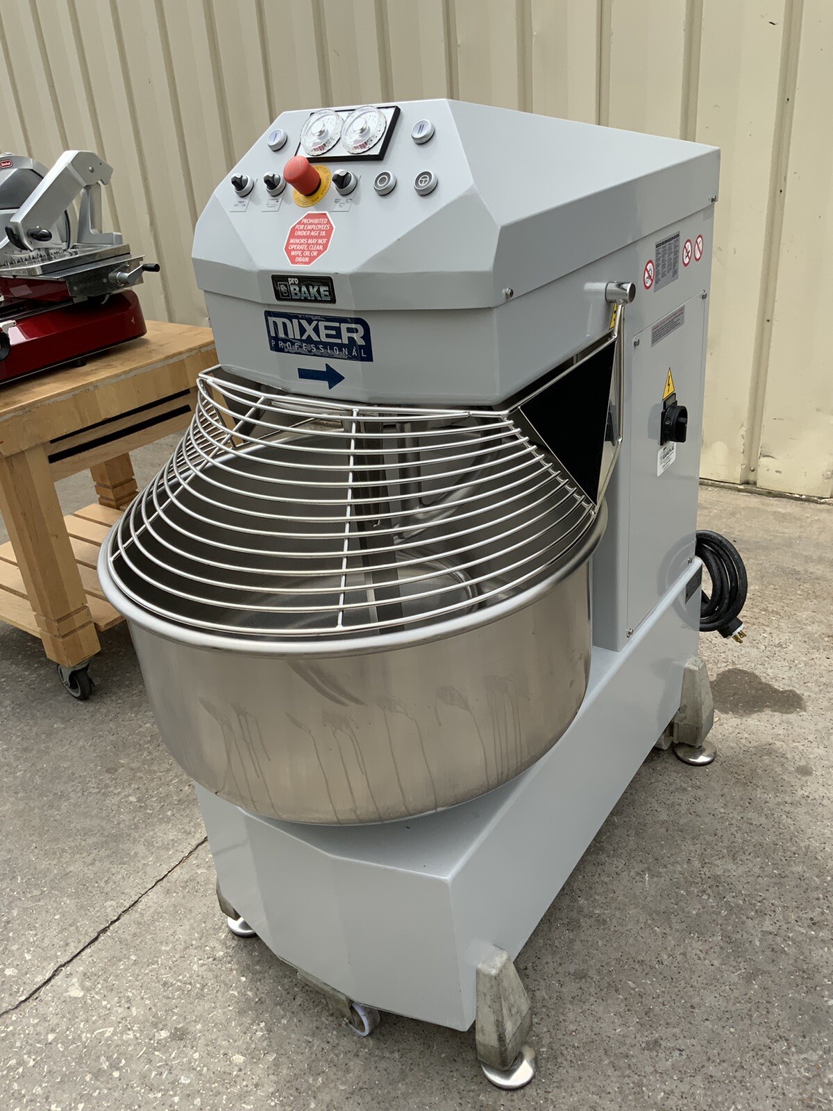 2017 POLIN 80KG SPIRAL DOUGH MIXER BAKERY 2 SPEED ASM/80 EVO ARTISAN