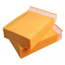 4.7x7 Kraft Bubble Mailers Padded Envelope Shipping Bags Seal 50/100/200/500