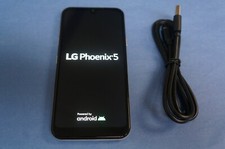 LG Phoenix 5 LM-K300AM 16GB ATT Silver FREE BUNDLE  SHIPPING