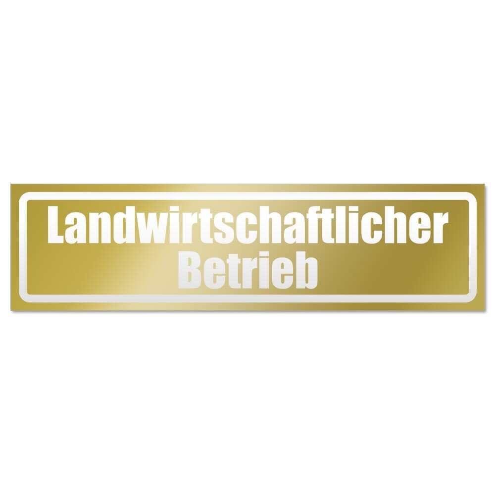 Magnetschild „Landwirtschaft“ – 300x70 Mm, 0,9 Mm Starke Magnetfolie, Witterungsbeständig, Abgerundete Kanten