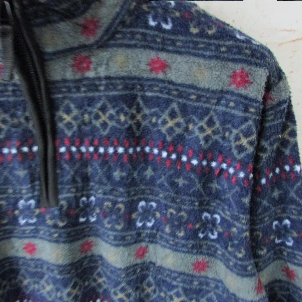 WOMENS CRAZY 90'S FULL ZIP FLEECE UK SIZE 6/8 NC06651] - Image 4 of 4