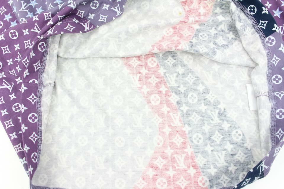 トップス LOUIS VUITTON Mint Monogram Shirt Purple Louis Vuitton Monogram Neon Check Oversized Business Shirt