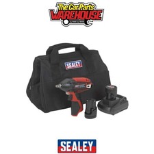 Image of Sealey CP1204KIT SV12 Series 3/8"Sq Drive Cordless Impact Wrench Kit 12V 1.5A