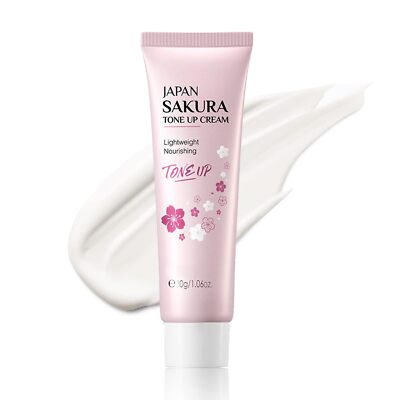 Facial Moisturizer Tone-up Cream, Sakura Essence Glow Cream Face Moisturizer Cre