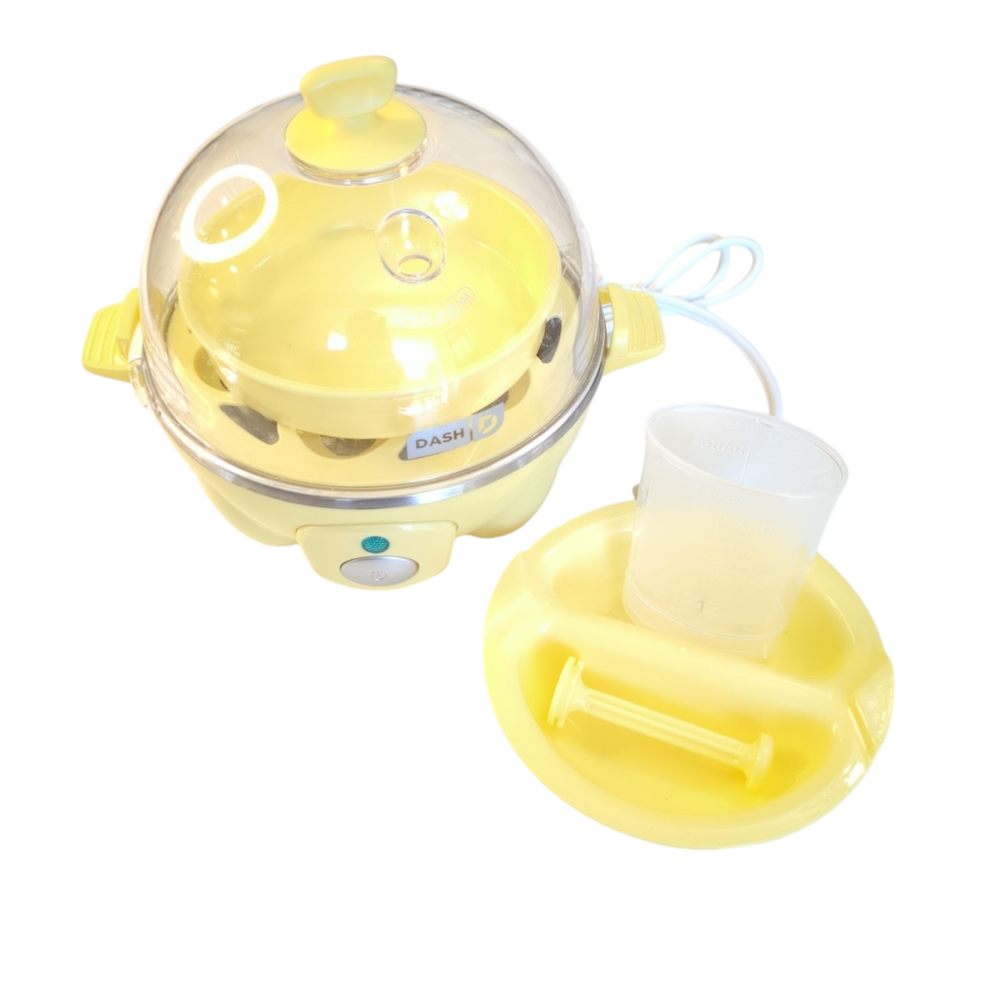DASH Rapid Electric Egg Cooker 6 Egg Capacity in Yellow Pre-Owned