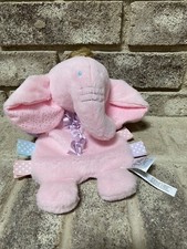 Baby Ganz 10" Princess Elephant Adorable Lovey Pink Plush Toy Crown Crinkle Tags