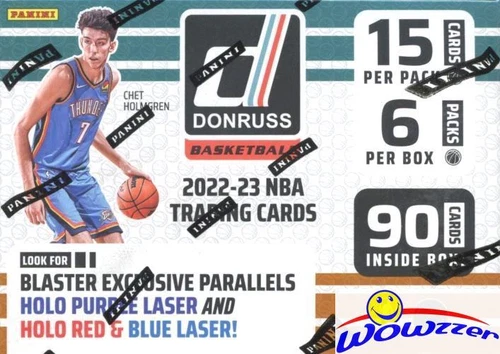 2022/23 Panini Donruss Basketball EXCLUSIVE HUGE Sealed Blaster Box-90 Cards