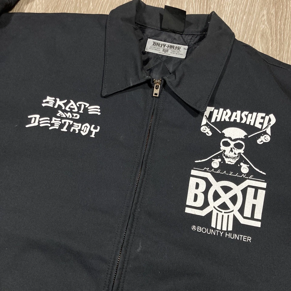 Chaqueta Bounty Hunter XL Thrasher Magazine Patinaje Patinaje Destruir Abrigo Foto 4 de 4