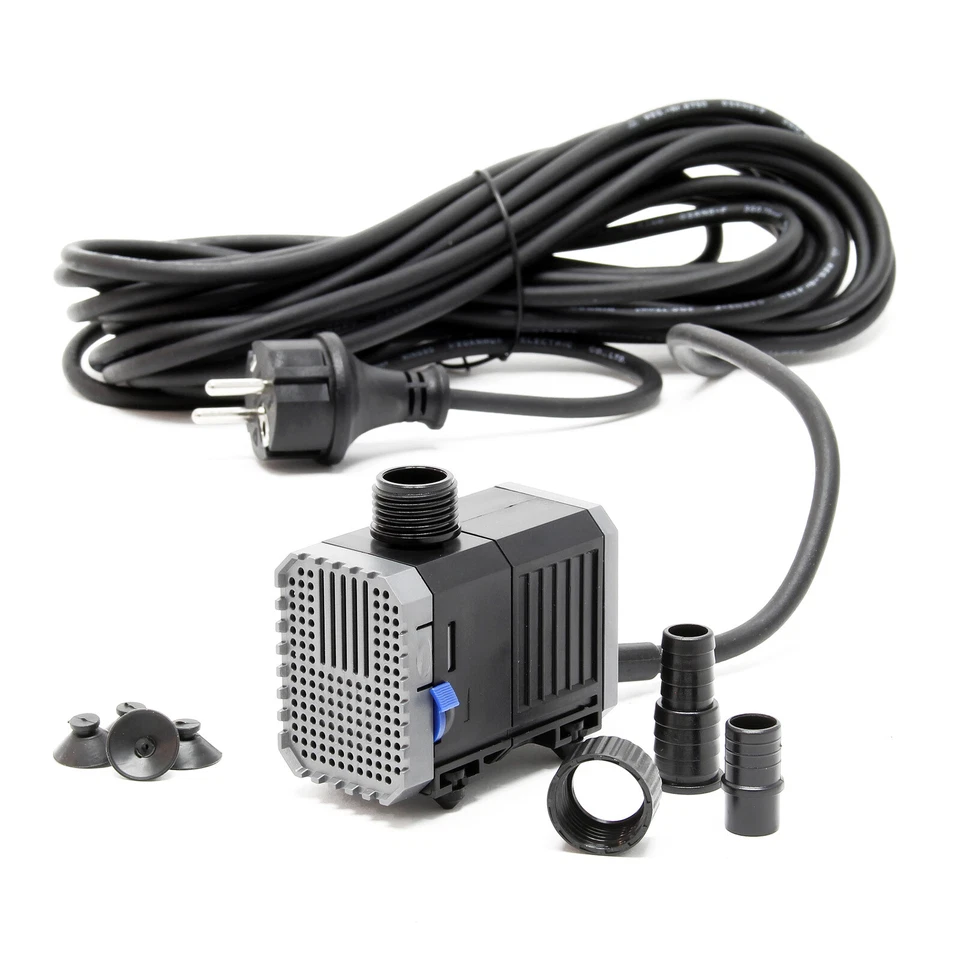 TTSunSun CHJ-500-10 500l/h 7W Pompa Laghetto Filtro Corso Acqua Cavo 10m Pesce Koi