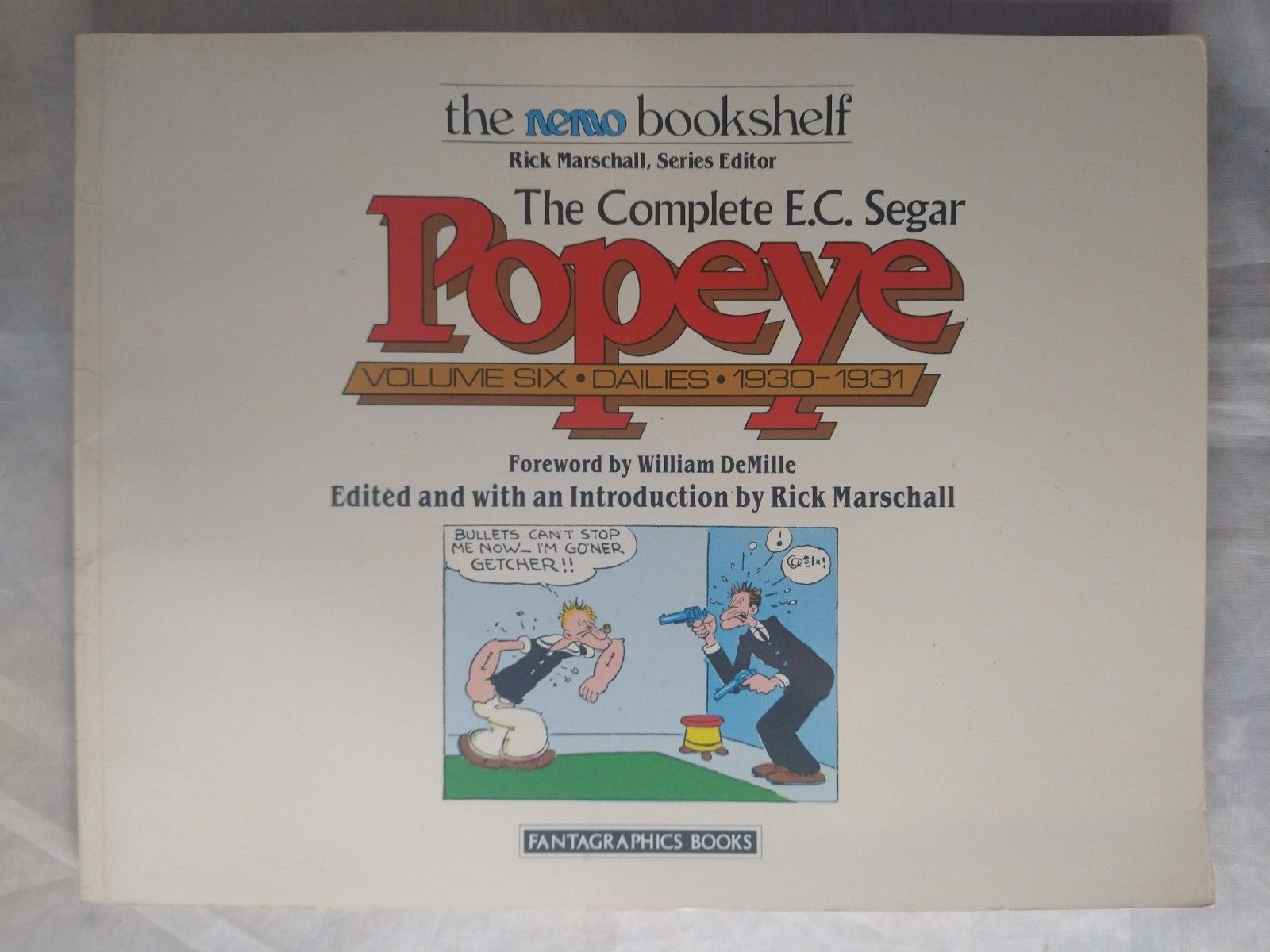 The Complete E.C. Segar Popeye Volume Six: Dailies 1930-1931 Paperback Vintage