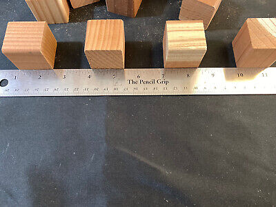 Minecraft Blocks 1-1/4 Solid Wood Blocks Perfect for crafts 192 blocks