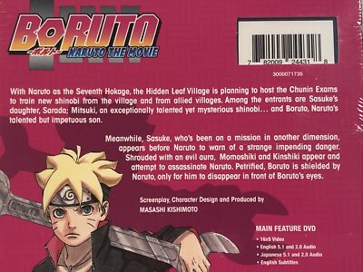 Boruto - Naruto the Movie Anime (DVD) New Sealed 782009244318| eBay