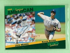 JACK MORRIS/KEVIN BROWN - 1993 Score Select 