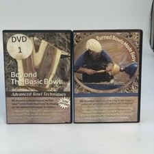 2 Bill Grumbine Woodturning DVDs Turned Bowls...