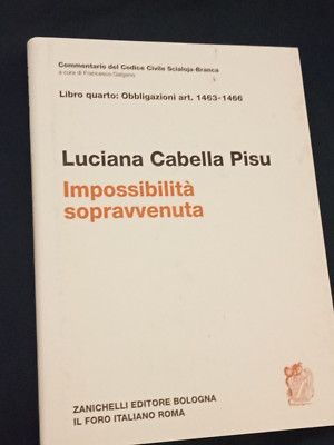 LUCIANA CABELLA PISU UNMÖGLICH EINGETRETEN ANLEIHEN