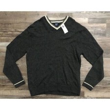 GAP Mens Large Gray Crewneck Sweater Pullover New with Tags