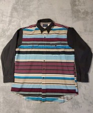Wrangler Shirt Mens Size 17.5-35 Cowboy Cut Regular Fit Western X-Long Tails