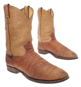 worn roper boots
