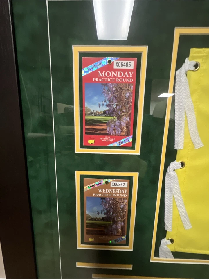 Torneo Masters Augusta National 2015 pieza enmarcada única en su clase (ver descripción) Foto 2 de 4