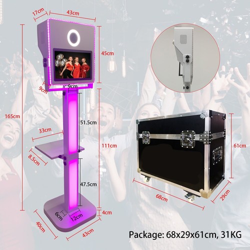 Portable Magic Mirror Photobooth 15.6 in Touch Screen Selfie Machine Photobooth - Picture 4 of 7