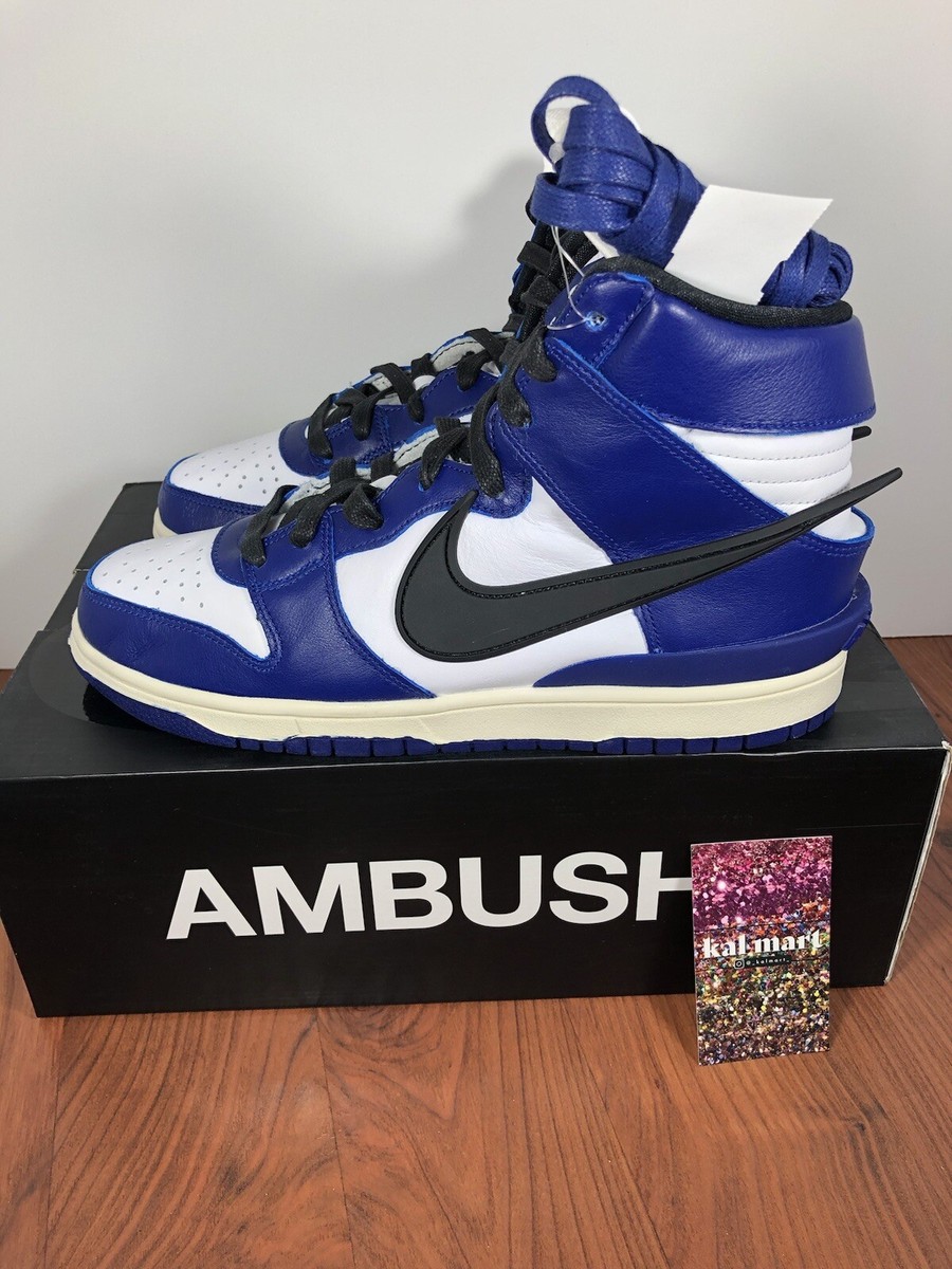 Size 8 - Nike Dunk High x Ambush Deep Royal CU7544-400 | eBay