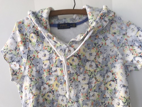 Coastal Polo ralph lauren beach artisan floral shabby short set M L Bust 42" - Bild 3 von 16