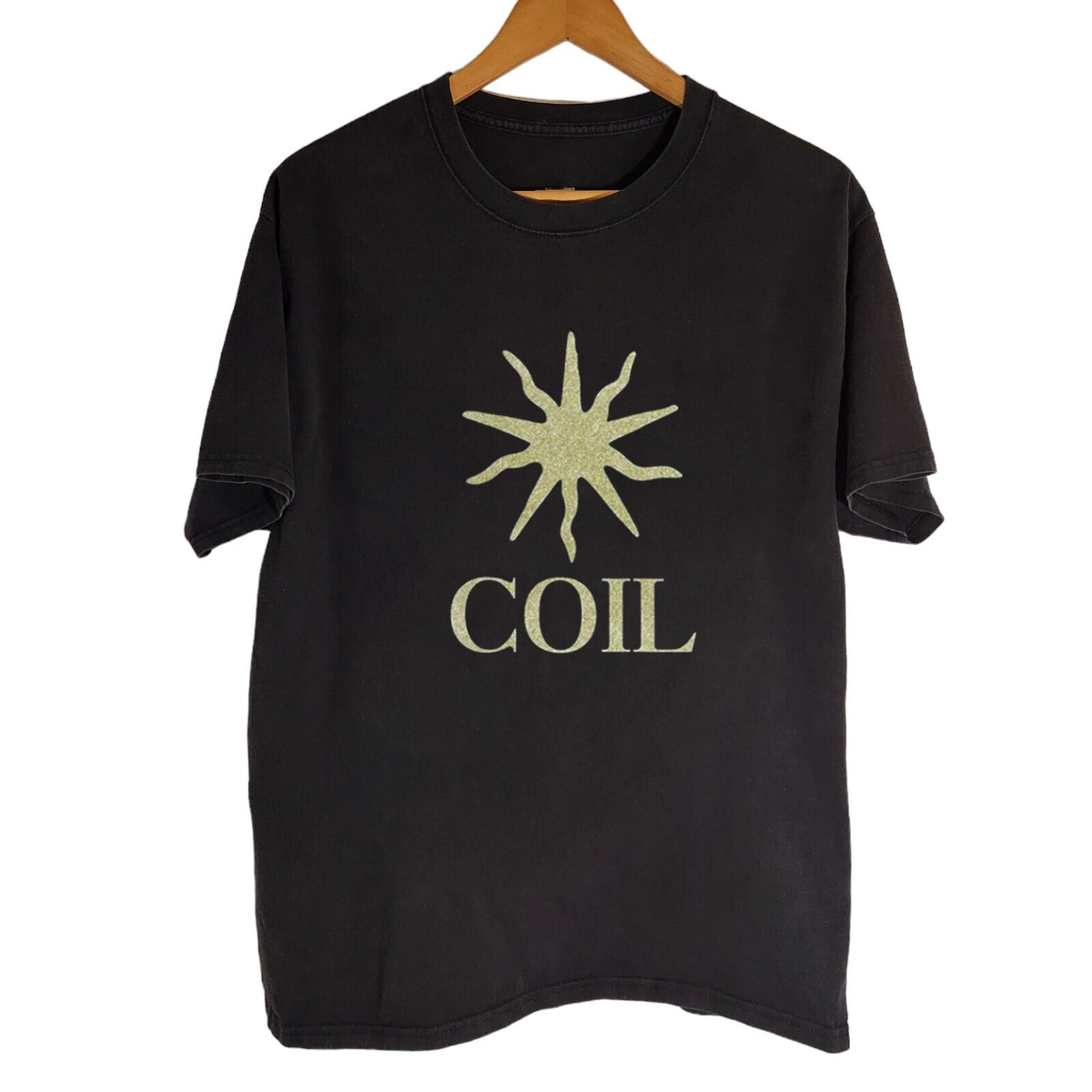 Logo Classic Coil Band Short Sleeve Black All Size Shirt