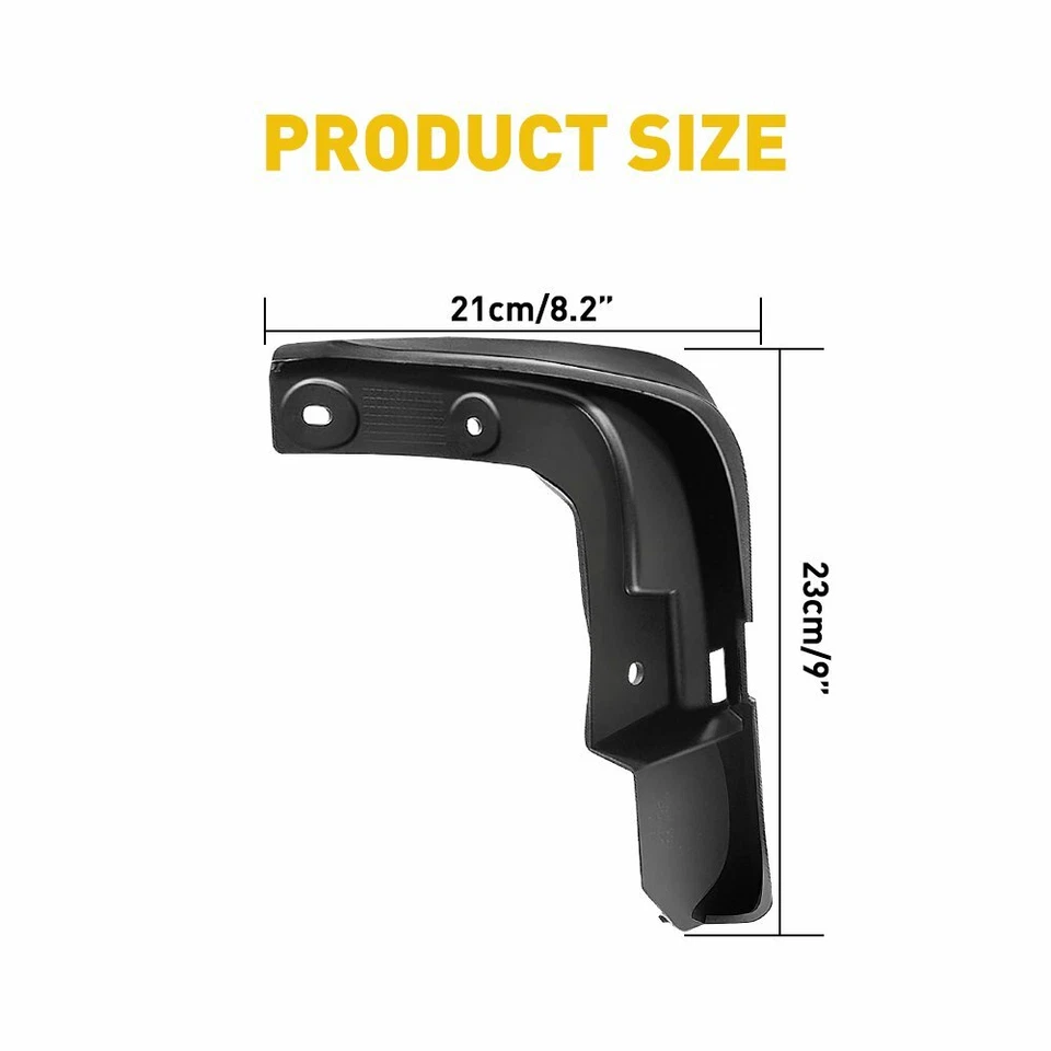 4x Mud Flaps Splash Guards for Honda Civic 2012 2013 2014 2015 Sedan Front&Rear - Image 3 of 4