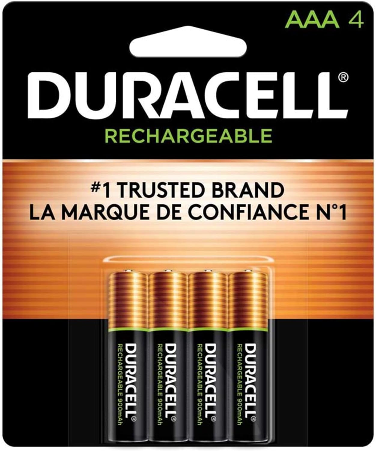 Rechargeable AAA Batteries, 4 Count Pack, Triple a Battery for Long-Lasting Powe-image