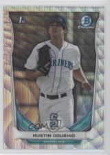 2014 Bowman Draft Chrome Silver Wave Refractor 16/25 Austin Cousino #CDP82 3q5