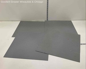 Vintage LEGO Lot of 4 Baseplates (48x48)