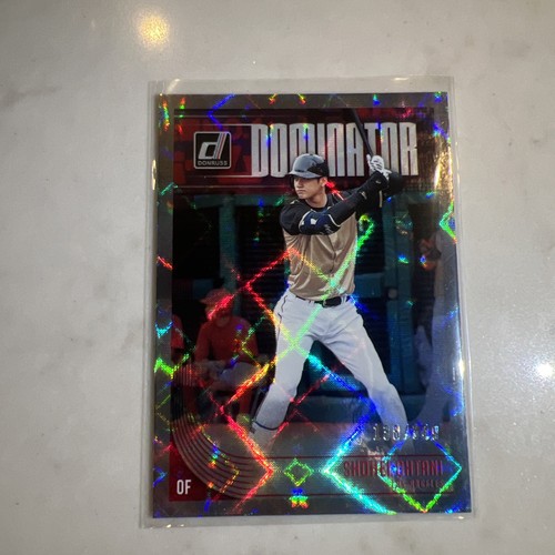 Shohei Ohtani [Silver] #D9 2018 Panini Donruss Dominator card