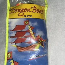 Vintage The Kite Factory Dragon Boat Kite 99313 Ready To Fly 50” x 37” x 36” NEW