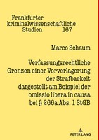 Verfassungsrechtliche Grenzen Einer Vorverlagerung Der Strafbarkeit...