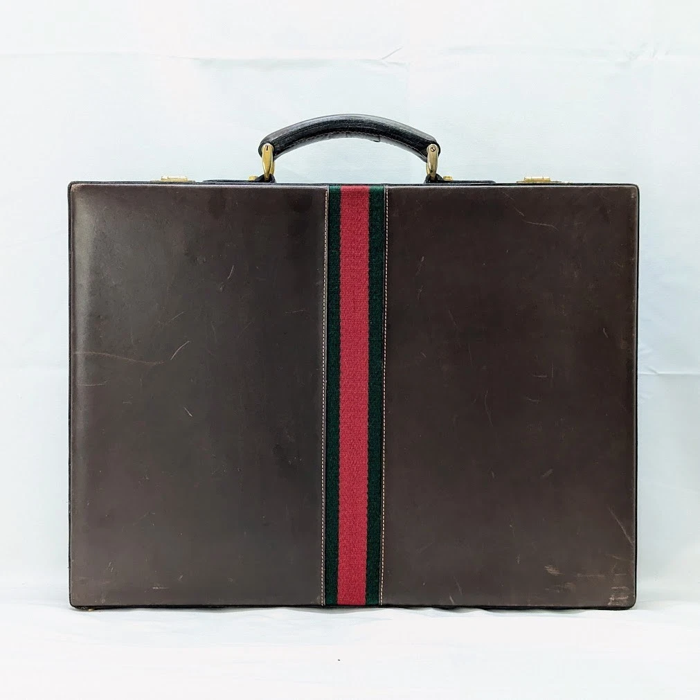 vintage gucci briefcase products for sale | eBay