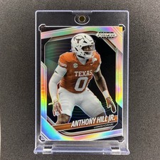 Panini Prizm Black 2025 Anthony Hill Jr. #172 Texas Longhorns Football Silver