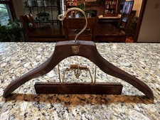 Vintage Hangers Solid Wooden Lee Rowan Wooden 17.5   Suit Hanger