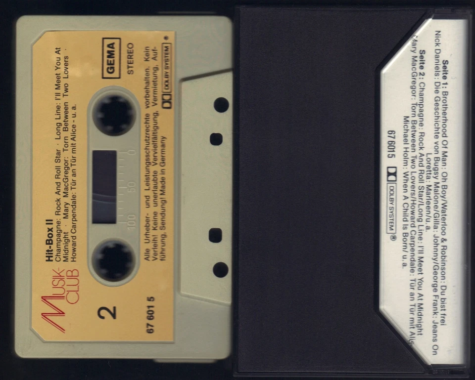 Hit Box 2 II Jeans On Oh Boy Rock And Roll Star Anita 70er Hits MC Kassette 048 - Bild 3 von 3