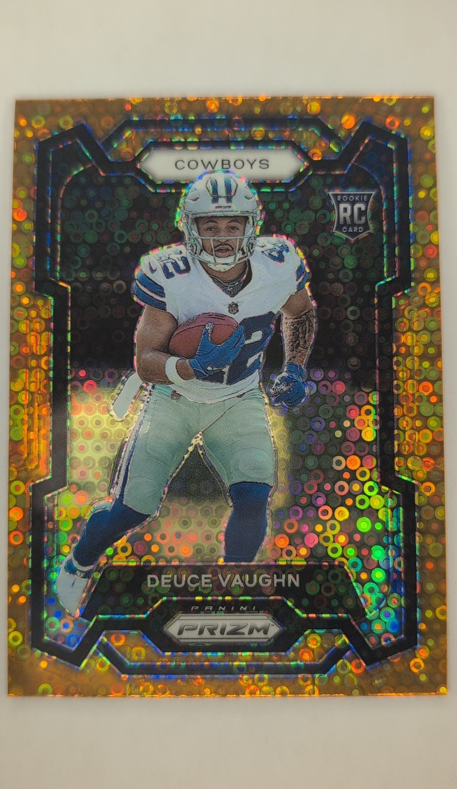 2023 Panini Prizm - Rookies Deuce Vaughn #324 Disco Prizm (RC)