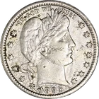 1895-O Barber Quarter - Damaged