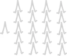 (21-Pack) AR-PRO Replacement Pool V-Clips - Pool Brush Plastic Clips/Pool Pole