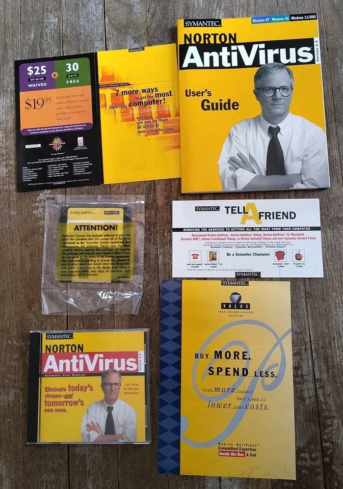 Norton Antivirus 4.0 Vintage for Windows NT, Windows 95, 3.1 DOS  - Image 2 of 4